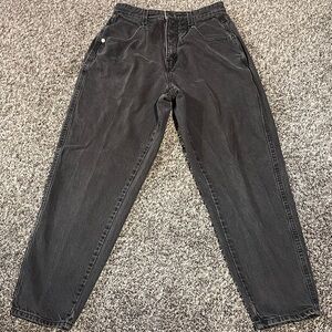 Vintage Brittania Black Denim Jeans (26W28L)